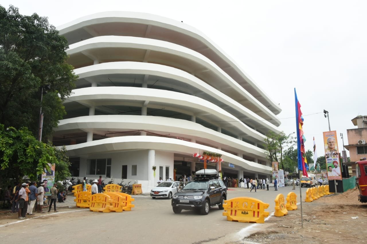 The Chief Minister inaugurated the multi level parking in the heart of the capital