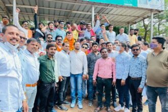 Telghani Board President Sandeep Sahu reached Durg