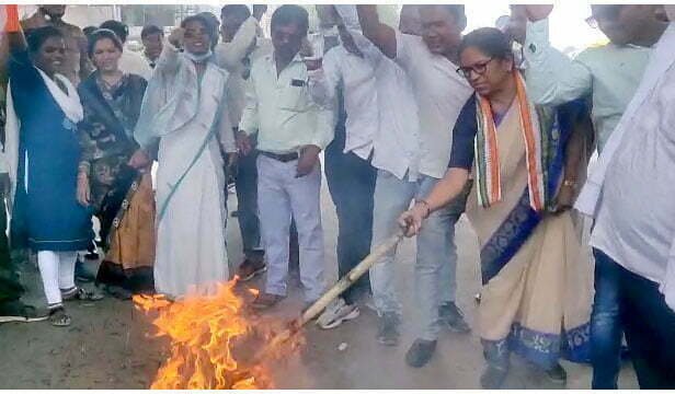 Anger erupted over BJP leader Purandeshwari's statement
