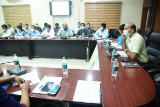 Health department review meeting. Collector changed the timing of urban health centers