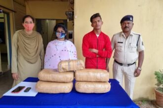 Hemp smuggling in Bastar. The youth of Bihar came with the woman in the police custody