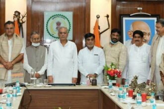 Members of Parliament's Agriculture Standing Committee met CM Baghel
