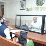 Chief Minister Baghel, during his meeting with the Secretary, Ministry of Rural Development