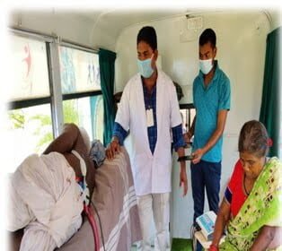 Home access physiotherapy service for the aged tribals of naxal affected areas of Chhattisgarh
