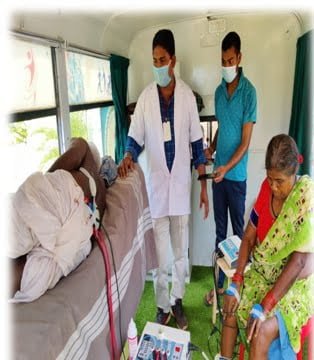 Home access physiotherapy service for the aged tribals of naxal affected areas of Chhattisgarh