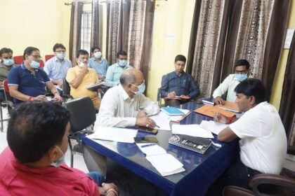 The commissioner reviewed the works of the zone