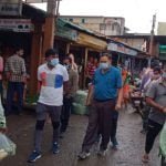 Vehicles loading and unloading vegetables will be parked next to the Galaxy Bus Depot