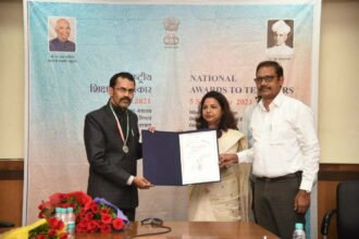 Teacher of Chhattisgarh, Dr. Pramod Kumar Shukla honored by the President on Teacher's Day