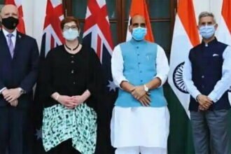 भारत और ऑस्ट्रेलिया के बीच हुई टू-प्लस-टू वार्ता, इन मसलों पर हुई चर्चा