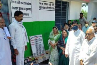 ग्राम तिरगा में पीडीएस भवन का लोकार्पण