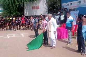 दुर्ग में हुआ वन माइल रेसेस का आयोजन