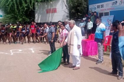 दुर्ग में हुआ वन माइल रेसेस का आयोजन