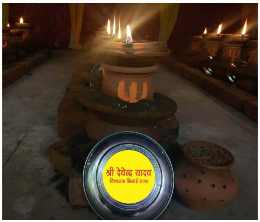 Congress leader Sweta Mishra wished for the bright future of Bhilai Nagar MLA Devendra Yadav