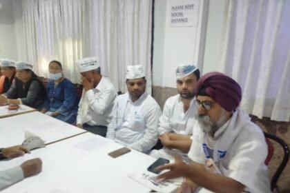 आम आदमी पार्टी की प्रेसवार्ता... आने वाले निकाय चुनाव में पूरे दमखम के साथ उतरेगी पार्टी