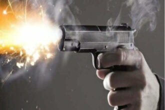 The cricket captain, who was irritated by the hooting when he was out batting, had pointed a pistol