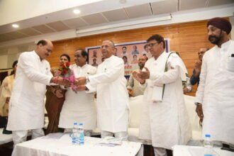 State Backward Classes Commission chairman took charge: Home Minister Tamradhwaj Sahu