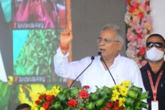 Chief Minister Baghel inaugurated the power generation project from cow dung in the Gauthans
