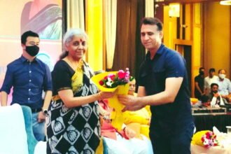 Representatives of Bhilai Chamber met Union Finance Minister Nirmala Sitaraman