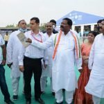 संस्कृति मंत्री अमरजीत भगत ने राष्ट्रीय आदिवासी नृत्य महोत्सव आयोजन स्थल की तैयारियों का लिया जायजा