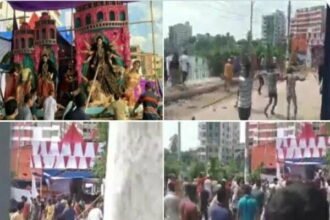 दुर्गा पूजा पर छिड़े दंगे, मंदिरों में तोडफ़ोड़ के बाद 3 की मौत, 22 जिलों में पैरामिलिट्री फोर्स तैनात