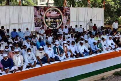 भिलाई शहर जिला कांग्रेस का मौन प्रदर्शन: लखीमपुर घटना के बाद केन्द्रीय राज्य मंत्री अजय मिश्रा व यूपी सरकार को बर्खास्त करने की मांग