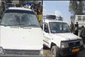 बांदीपोरा में ग्रेनेड हमला, गाडिय़ों के टूटे शीशे, कई नागरिक घायल