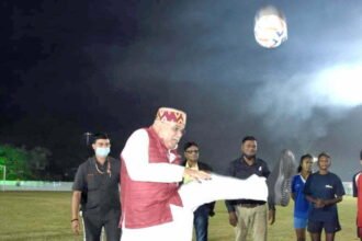 सेक्टर-9 के फुटबॉल ग्राउंड का सीएम बघेल ने किया लोकार्पण: