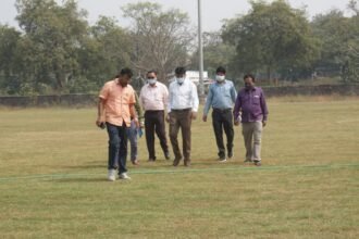 सेक्टर-9 का फुटबाल ग्राउंड खिलाडिय़ों के लिये हुआ तैयार… जल्द शुरू हो सकेंगे मुकाबले… फ्लड लाइट की भी सुविधा