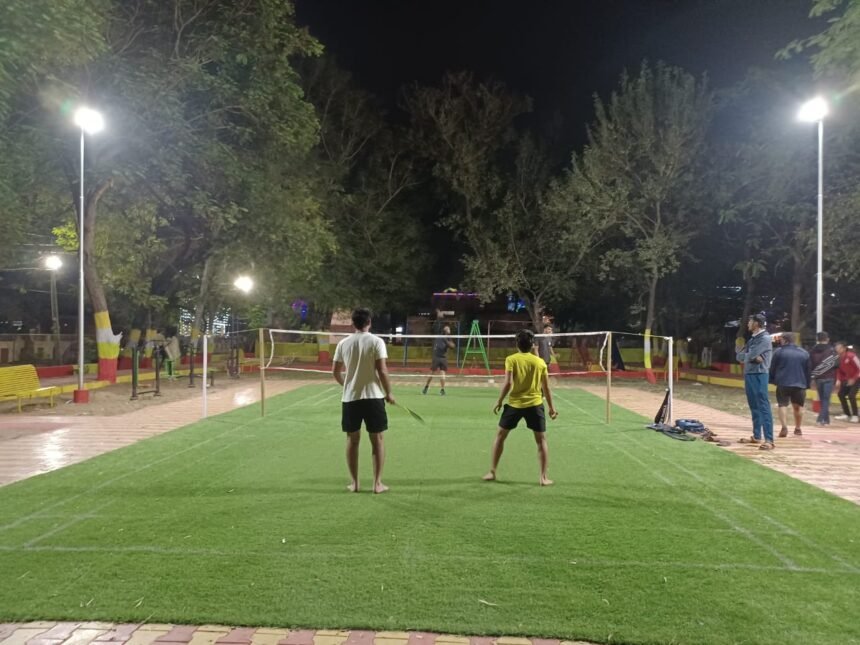 पद्मनाभपुर में कचरा नुक्कड़ बना उद्यान… पहला आधुनिक ओपन बैडमिटन कोर्ट की मिली सुविधा: वोरा