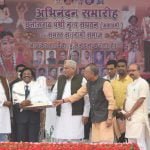 मुख्यमंत्री भूपेश बघेल ने पद्मश्री डॉ. राधेश्याम बारले के अभिनंदन समारोह में कहा- पंथी नृत्य ने बनाई विश्व स्तर पर छत्तीसगढ़ की सांस्कृतिक पहचान