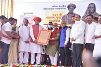 छत्तीसगढ़ के मुख्यमंत्री भूपेश बघेल को 'महात्मा फुले समता पुरस्कार' से किया गया सम्मानित