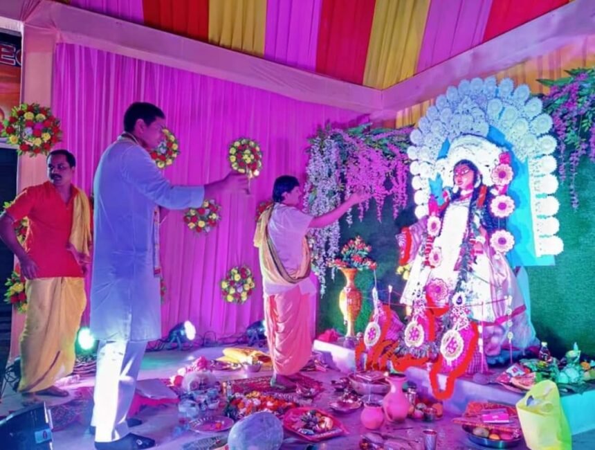 भिलाई नगर विधायक ने की देवी मां की पूजा… भिलाई वासियों के लिए मांगी सुख समृद्धि