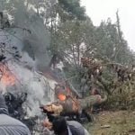 बिग ब्रेकिंग: सेना का हेलीकॉप्टर क्रैश, सीडीएस जनरल बिपिन रावत भी थे सवार