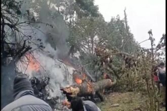 बिग ब्रेकिंग: सेना का हेलीकॉप्टर क्रैश, सीडीएस जनरल बिपिन रावत भी थे सवार