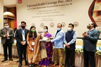 देशभर में हेल्थ एंड वेलनेस सेंटर के माध्यम से सर्वाधिक डिजिटल हेल्थ आईडी बनाने के लिए छत्तीसगढ़ को मिला प्रथम पुरस्कार