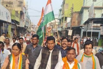 कांग्रेस के दिग्गजों ने किया भिलाई व रिसाली निगम क्षेत्र का दौरा, कांग्रेस प्रत्याशियों के पक्ष में वोट की अपील