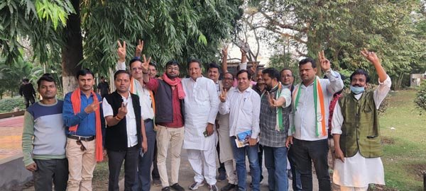 भिलाई जिला कांग्रेस कमेटी के अध्यक्ष मुकेश चंद्राकर ने की कांग्रेस प्रत्याशियों को जिताने की अपील