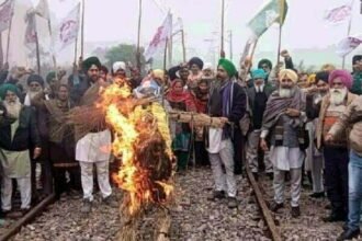 रेल रोको आंदोलन: फिरोजपुर डिवीजन की 180 ट्रेनें प्रभावित, सात जगह चल रहा धरना