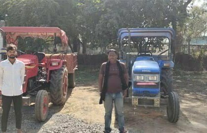 मुख्यमंत्री के निर्देश के बाद अवैध खनन पर कार्रवाई, 8 ट्रैक्टर जब्त