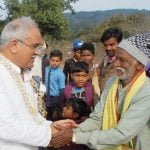 मुख्यमंत्री ने चिल्फी में बैगाओं के साथ मनाया नया साल