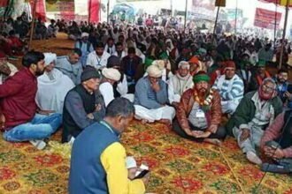 आंदोलन का 12वीं दिन: सरकार से बातचीत विफल होने के बाद नवा रायपुर में किसानों का आंदोलन जारी