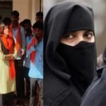 भगवा गमछा पहन हिजाब के विरोध में उतरे छात्र, सरकारी डिग्री कॉलेज का मामला