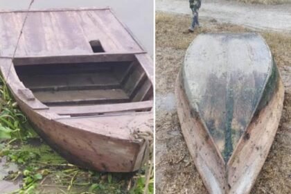 बीएसएफ ने जब्त की पाकिस्तानी नाव, पड़ी थी लावारिस पड़ी