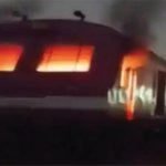 नक्सलियों का उत्पात, लौह अयस्क ले जा रही मालगाड़ी के इंजन में लगाई आग, किरंदुल-विशाखापट्टनम मार्ग ठप