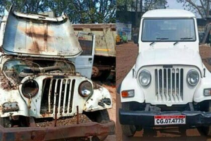 निगम की कंडम गाड़ी को संधारण कर बनाया नया, महापौर व आयुक्त ने की प्रशंसा