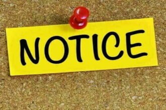 मंदिर के नाम पर नोटिस जारी करना गलत कृत्य, तहसीलदार को कारण बताओं नोटिस जारी