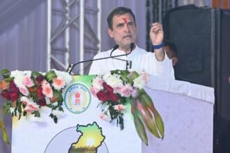 योजनाओं का शिलान्यास और शुभारंभ: रायपुर में भाजपा और आरएसएस पर गरजे राहुल, कहा-यह पार्टी की नहीं विचारधारा की लड़ाई है