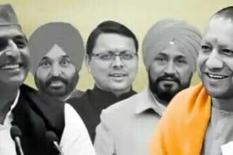 विधानसभा चुनाव परिणाम (रूझान): चार राज्यों में भाजपा बहुमत की ओर, पंजाब में आप, कांग्रेस साफ