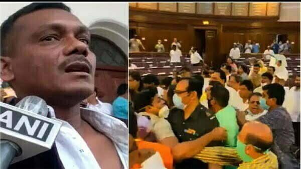 विधानसभा में मारपीट: भाजपा-टीएमसी के विधायक भिड़े, एक घायल, शुभेंदु अधिकारी समेत पांच निलंबित