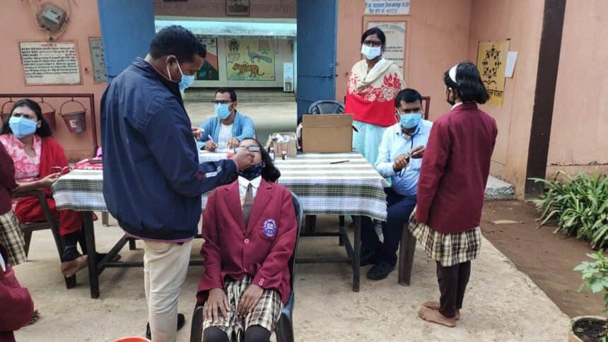 चिरायु कार्यक्रम अन्तर्गत 1 लाख 5 हजार बच्चों का किया गया स्वास्थ्य परीक्षण